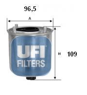 Ufi 2412800 - FILTRO DE COMBUSTIBLE