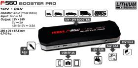 Ferve F560 - ARRANCADOR BOOSTER 12-24V LITIO