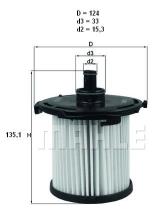 Mahle KX387D - FILTRO DE COMBUSTIBLE     [*]