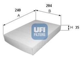 Ufi 5325400 - FILTRO DE HABITACULO