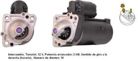 Cevam 9765 - MOTOR DE ARRANQUE