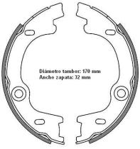 RH - Road House 463000 - ZAPATA FRENO DE MANO