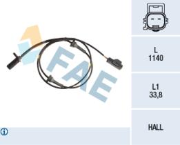  78188 - SENSOR VELOCIDAD RUEDA - ABS
