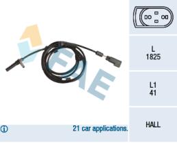  78259 - SENSOR VELOCIDAD RUEDA-ABS