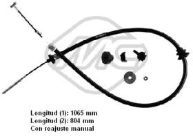 Metalcaucho 80007 - CABLE EMBRAGUE CORDOBA 1,4-1,6