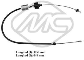 Metalcaucho 80015 - CABLE EMBRAGUE R 5 SUPERCINQ-R 9/R
