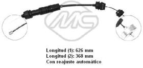 Metalcaucho 80018 - CABLE EMBRAGUE 306 DS MOT.XUD7/9-30