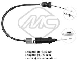 Metalcaucho 80019 - CABLE EMBRAGUE PEUGEOT EXPERT 1,9 T