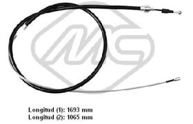  80046 - CABLE FRENO A3 ALL CH 8LY000001 DX