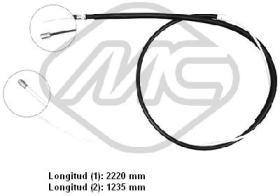 Metalcaucho 80051 - CABLE FRENO LAGUNA II ALL DX/SX-RH/
