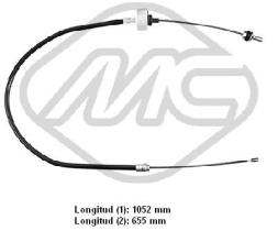 Metalcaucho 80059 - CABLE EMBRAGUE R 5 SUPERCINQ-R 9/R