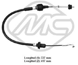 Metalcaucho 80062 - CABLE EMBRAGUE CORSA B ALL