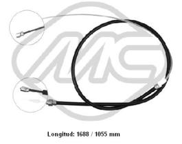 Metalcaucho 80084 - CABLE FRENO A3 ALL DX/SX-RH/LH