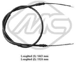 Metalcaucho 80085 - CABLE FRENO SAXO