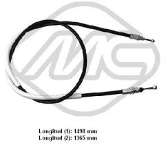 Metalcaucho 80152 - CABLE FRENO PRIMASTAR ALL DX-RH