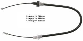 Metalcaucho 80215 - CABLE EMBRAGUE ESCORT 1,6-1,8 MOD.1