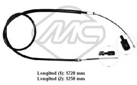 Metalcaucho 80245 - CABLE FRENO C15 ALL(CH.7665)DX/SX-