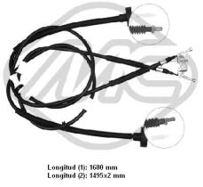  80254 - CABLE FRENO ZAFIRA 1,8-2,0-2,0 DTI(