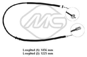  80302 - CABLE FRENO PUNTO ALL EXC.1,8 16V D