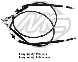 80416 - CABLE FRENO CORSA C COMBO ALL(DISC