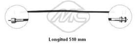 Metalcaucho 80786 - CABLE CUENTAKILOMETROS BX 14-16-19D