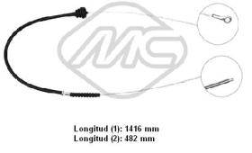  81010 - CABLE FRENO MB 140-160-180 ANT.-FRO