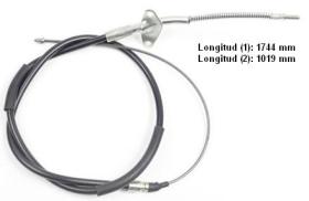 Metalcaucho 81017 - CABLE FRENO L408D-L410D ALL SX-LH