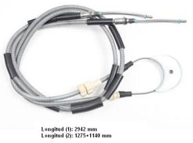 Metalcaucho 81761 - CABLE FRENO ESCORT 1,1-1,3-1,6 DIES