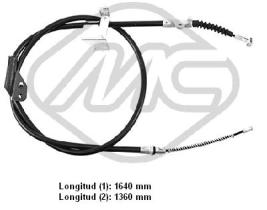 Metalcaucho 82319 - CABLE FRENO PRIMERA P11 ALL(DRUM BR