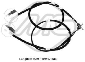  82523 - CABLE FRENO ZAFIRA 1,8-2,0-2,0 DTI(