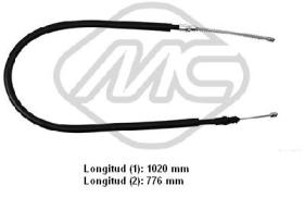 Metalcaucho 83019 - CABLE FRENO R 20 ALL DX/SX-RH/LH