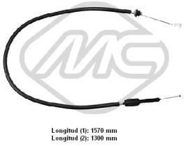 Metalcaucho 83174 - CABLE ACELERADOR CLIO 1,2