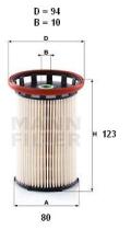  PU80081 - FILTRO DE COMBUSTIBLE