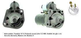 Cevam 3398 - MOTOR DE ARRANQUE