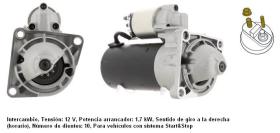 Cevam 3172 - MOTOR DE ARRANQUE