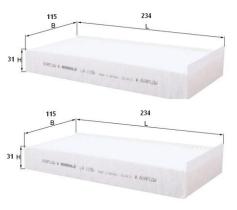 Mahle LA1156S - FILTRO DE HABITACULO