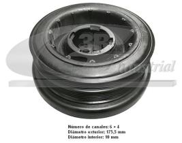 3RG 10105 - POLEA CIGUEÑAL 175,5 X 10 - 6+4PK