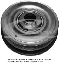  10605 - POLEA CIGUEÑAL 148 X 30 - 6PK