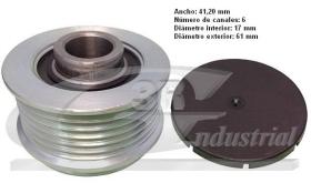  10638 - POLEA ALTERNADOR 61 X 17 - 6PK