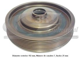  10656 - POLEA CIGUEÑAL 152 X 25 - 7PK