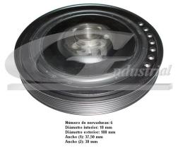  10706 - POLEA CIGUEÑAL 188 X 18 - 6PK