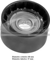  13643 - POLEA TENSOR 17 X 60 X 31