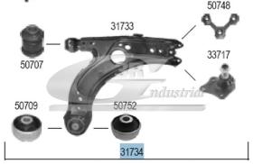 3RG 31734 - BRAZOS SUSPENSION DERECHO COMPLETO