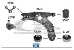 3RG 31735 - BRAZOS SUSPENSION IZQUIERDO COMPLETO