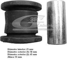  50213 - SILENTBLOC  25 X 45/58 X 55 / 19 X
