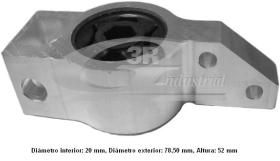  50740 - SILENTBLOC DERECHA  20 X 78,5 X 52
