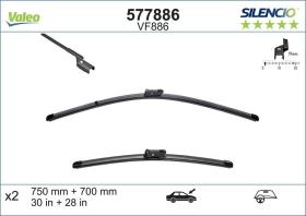 Valeo 577886 - VF886 750-700MM X2 SILENCIO PLANA