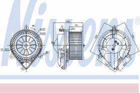 NISSEN 87175 - VENTILADOR HABITACULO PEUGEOT 306 93-