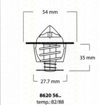 TRISCAN T86205682 - TERMOSTATO