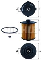 Mahle OX1075D - FILTRO DE ACEITE           [*]